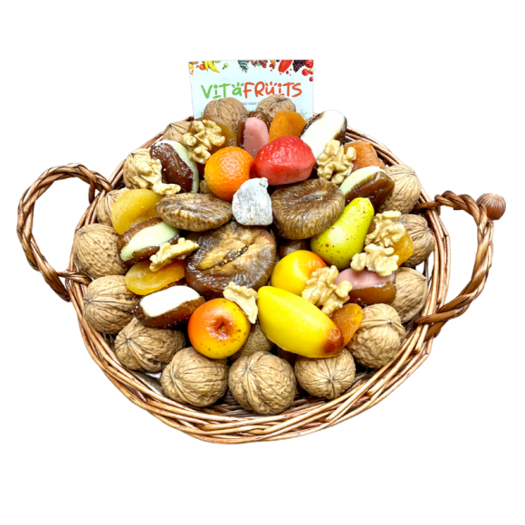 Panier Noël - Fruits secs
