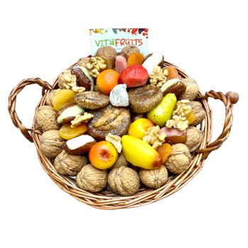 Panier Noël - Fruits secs
